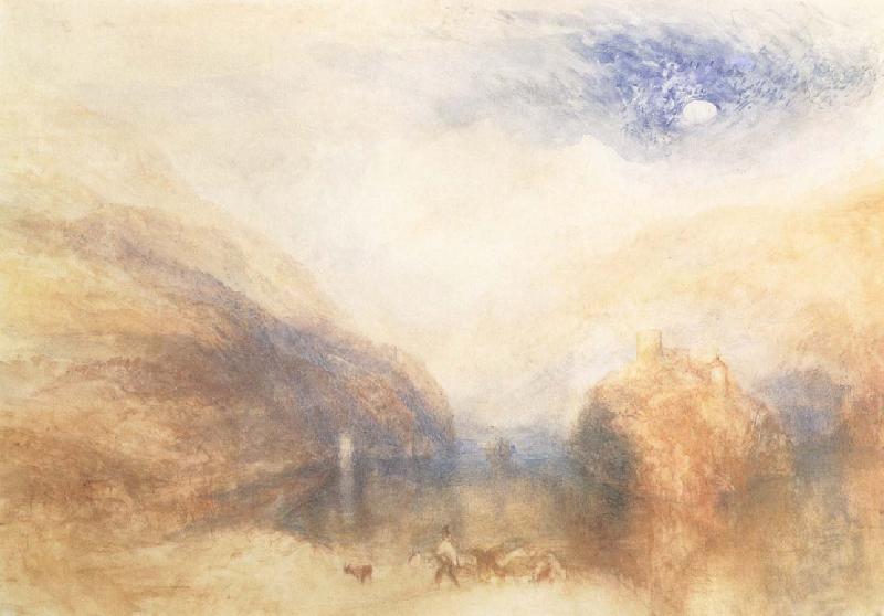 J.M.W. Turner The Lauerzersee with on Mythens oil painting image